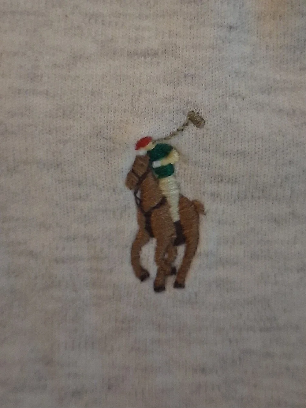 POLO RALPH LAUREN CLASSIC FIT. Mens.  Size Large.  Heather Gray.